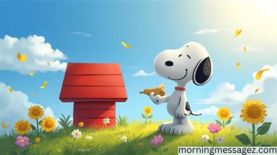 Good Morning Snoopy: Start Your Day with Joy and Positivity