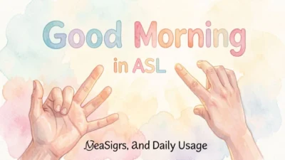 Good Morning in ASL
