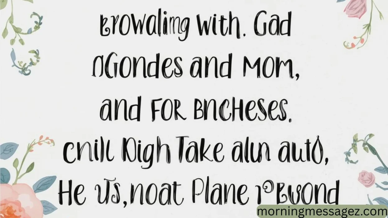 Good Morning Mom Sweet, Funny, and Inspirational Greetings