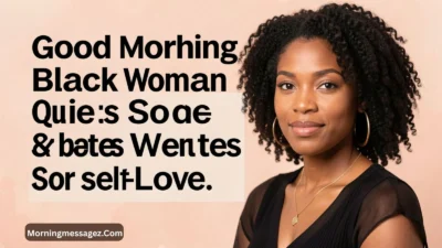 Inspirational Good Morning Black Woman