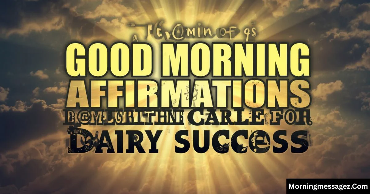 Good Morning Affirmations