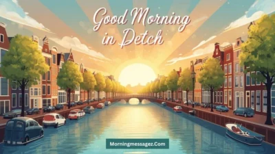 Good Morning in Dutch