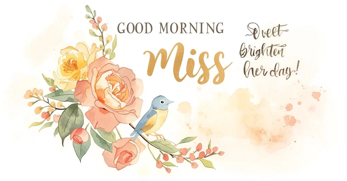 Good Morning Miss Bliss