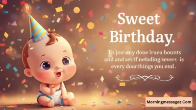 1st Birthday Card Message