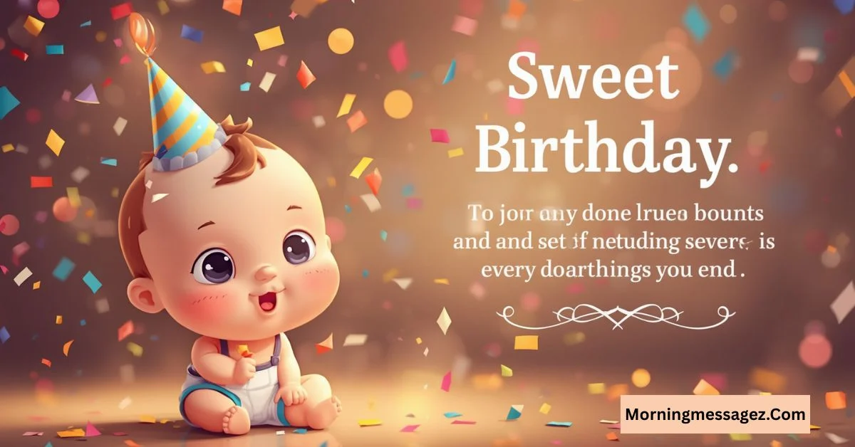 1st Birthday Card Message
