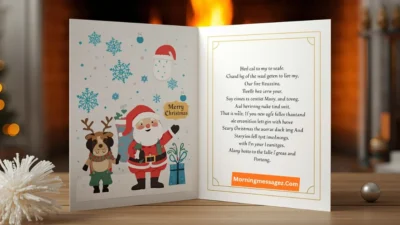 Christmas Message for Cards
