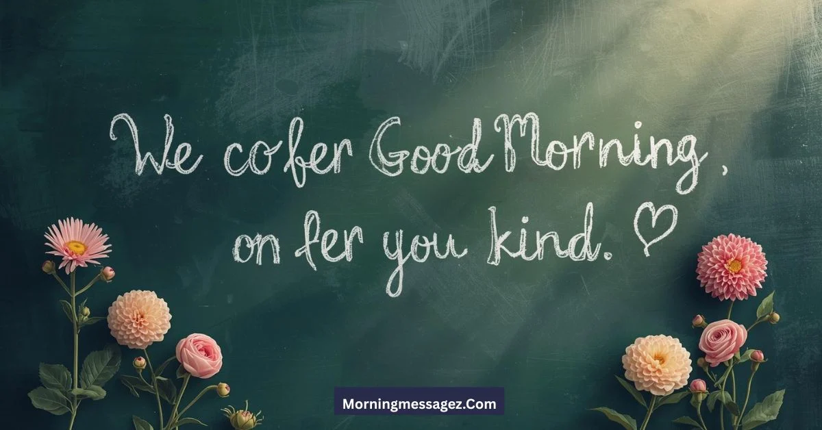 Sweet Good Morning Message for a Friend