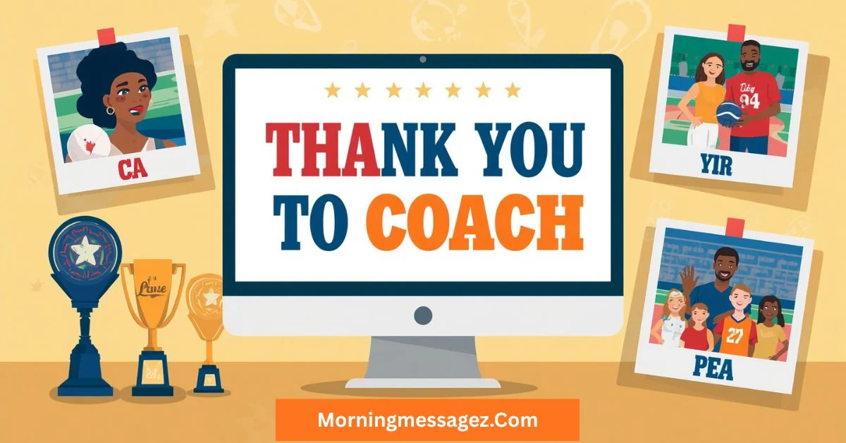 Thank You Message to Coach From Parent