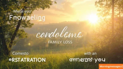 Family Member Death Condolence Message