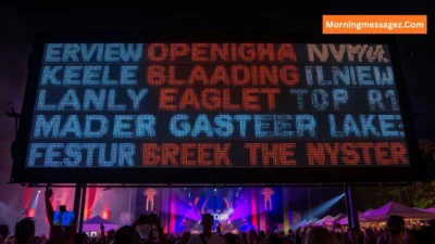 Scrolling Message Sign