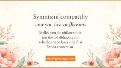 Short Sympathy Message for Flowers