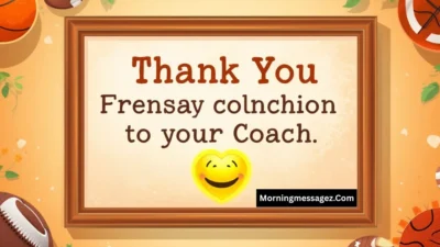 Thank You Message to Coach from Parent