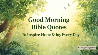 Good Morning Bible Quotes