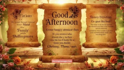 Inspirational Good Afternoon Message