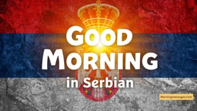 Good Morning in Serbian